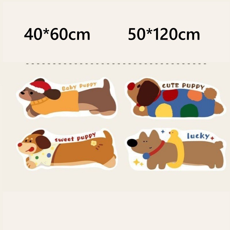 พรมข้างเตียง พรม 50*120 ซม. พรมตกแต่งห้องนอน ขนนุ่ม ซับน้ำ มียางกันลื่นด้านหลั ตกแต่งคริสต์มาส - รูปที่ 5