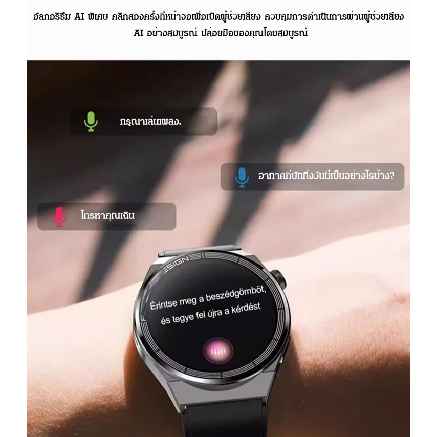 Porsche Watch กันน้ํา Heart Rate Bluetooth Call Ring สําหรับ Apple Huawei Sports Smart Watch
