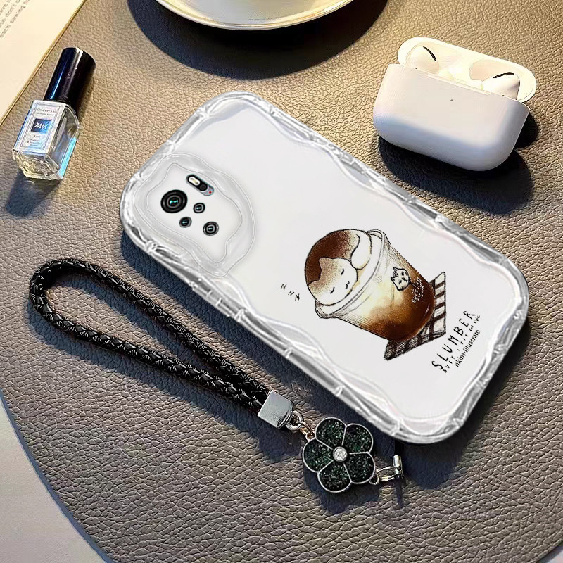 เคส Redmi NOTE 10 10S 4G มเคสโทรศัพท ์ ปร่งใสกันกระแทก ป้องกันกล้องดอกไม้ เคสโทรศัพท์ฝาครอบ อะนิเมะการ
