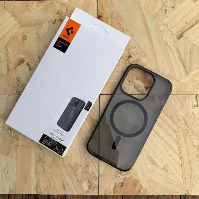 Spigen Magfit เคสโทรศัพท์แม่เหล็กโปร่งใส Hard เคสป้องกันเหมาะสําหรับ Iphone 15 Pro Max Plus Ultra H