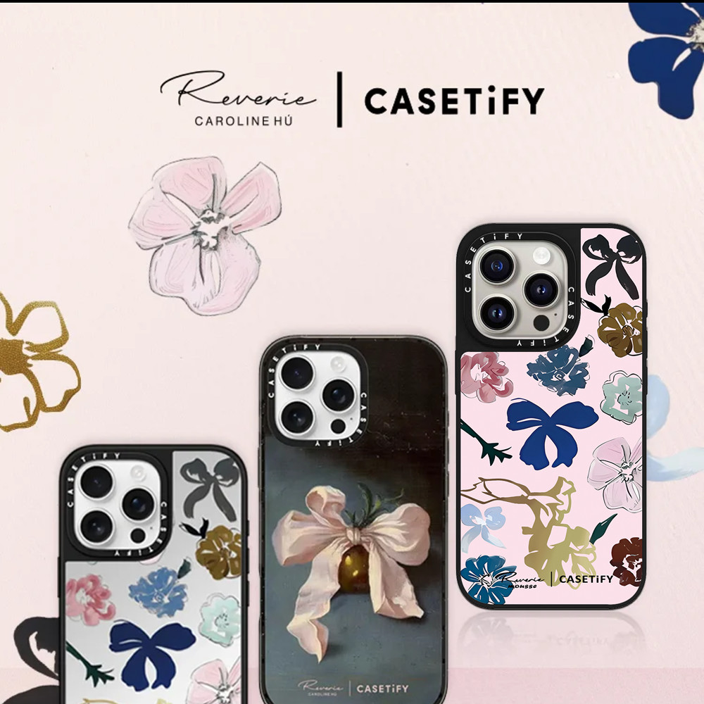 กระจกแม่เหล็ก INS ผีเสื้อปมดอกไม้ Anti fall hard เคสโทรศัพท์สําหรับ IPhone 16 ProMax 16Pro 15ProMax 15 16 14 13 12 11 Pro Max กรณีห่อกันกระแทกด้านหลังอะคริลิคฝาครอบ