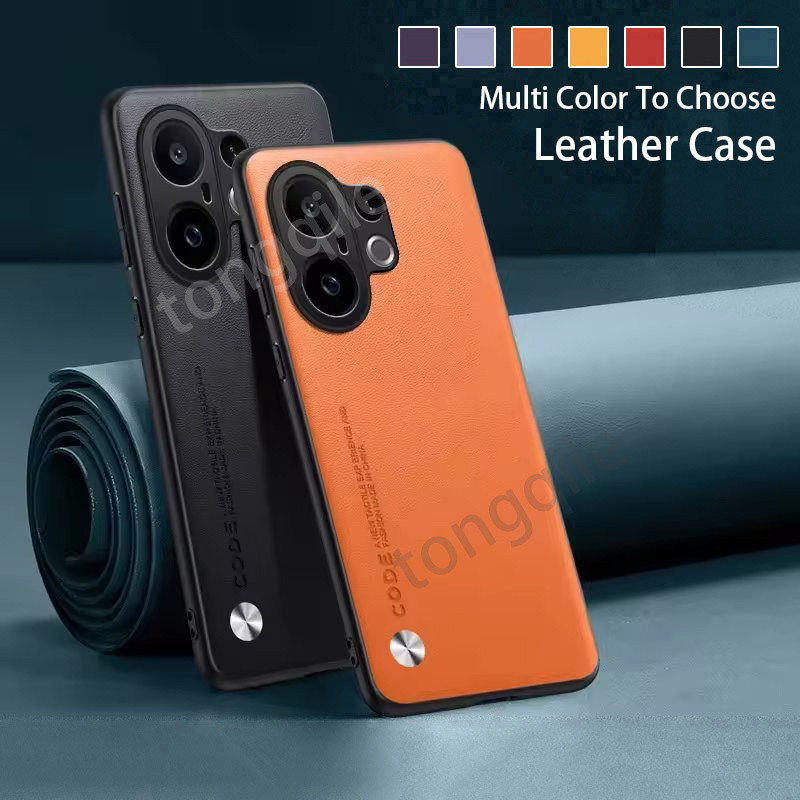 สําหรับ Vivo V60 X200 FE X200FE 5G VivoV60 V 60 2025 เคสโทรศัพท์ฝาหลังกันกระแทกกันชนหรูหราหนังแฟชั่น Soft TPU Edge ทั้งหมดรวมสีทึบ Anti Drop