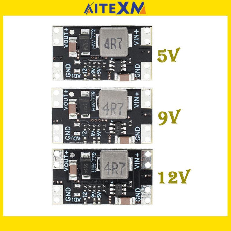 1 ชิ้น/5 ชิ้น Mini Boost Board XL3608 DC-DC Step Up โมดูล 2A อินพุต 2.5-11.5V เอาต์พุต 5/9/12V