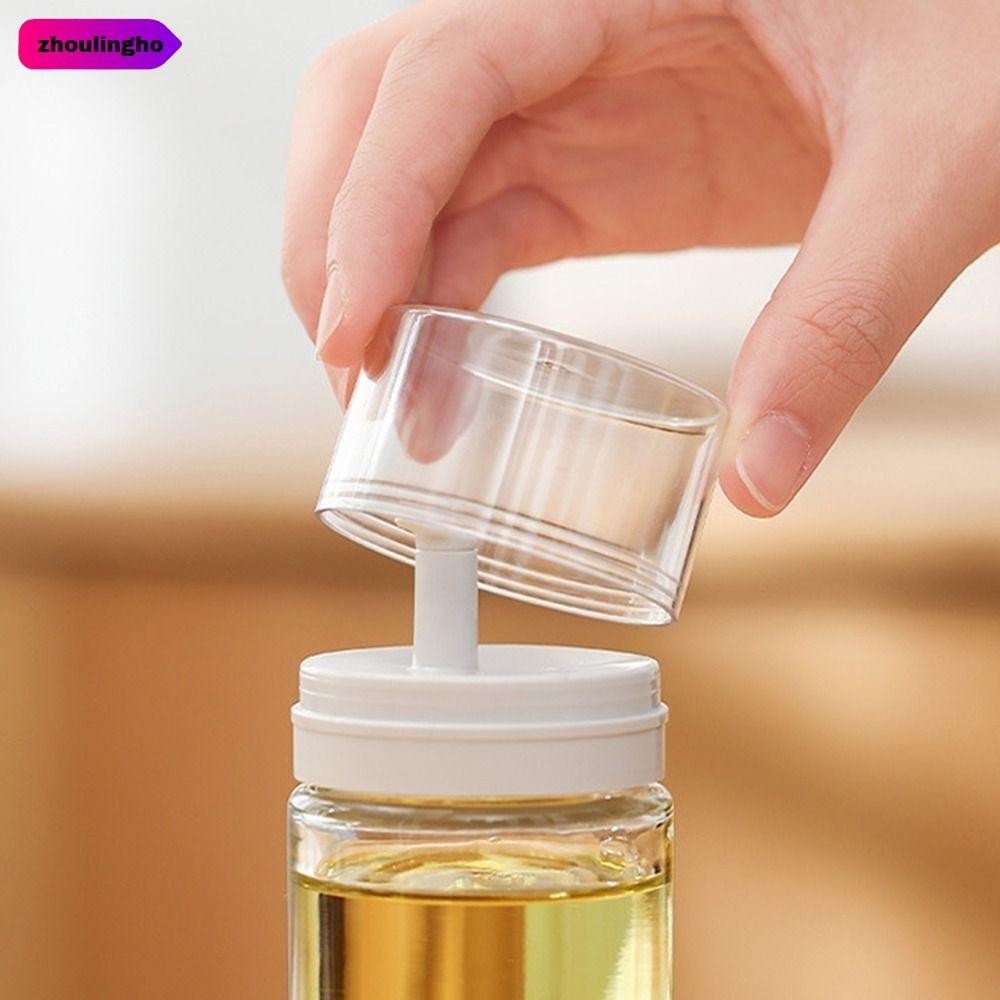 ZHOULINGHO เครื่องจ่ายน้ํามัน,ซอสแก้วขวดน้ํามัน Pourer, Gadgets หัวฉีด Air Vents น้ําส้มสายชูเครื่องปรุงรสคอนเทนเนอร์ห้องครัว