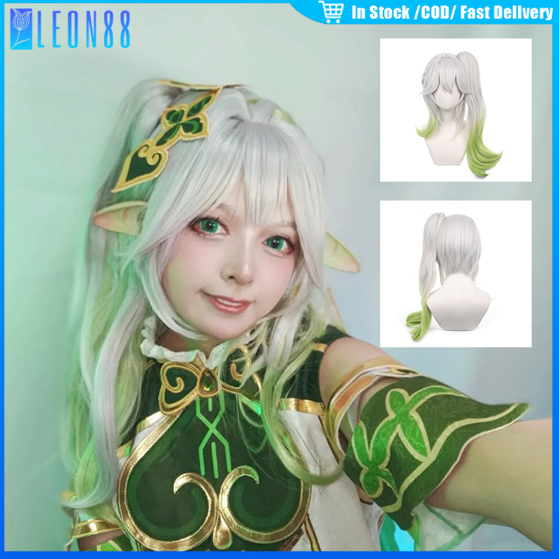 วิก genshin impact nahida wig สำหรับคอสเพลย์ วิกผมอนิเมะ บริการหลังการขายดี