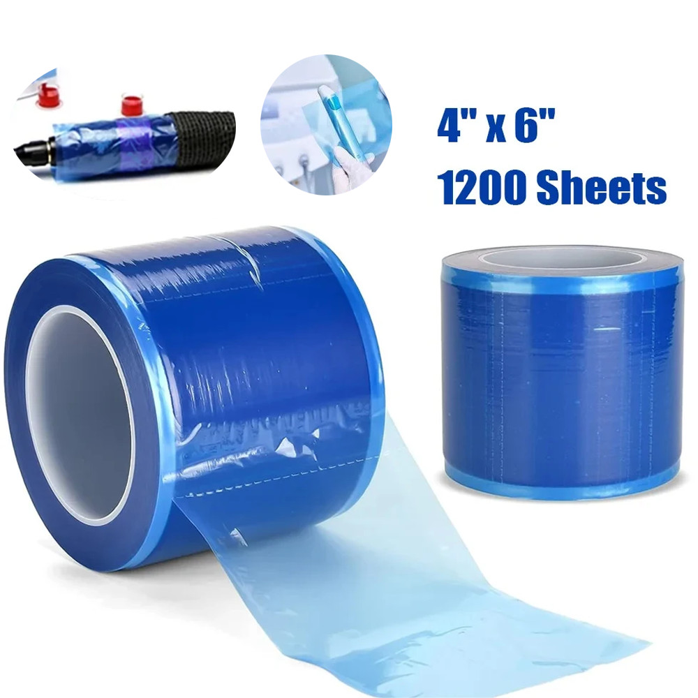 Dental Protective Film Disposable Barrier ฟิล์มม้วนสําหรับสักกันน้ำ ฟิล์มทันตกรรมแบบใช้แล้วทิ้ง ฟิล์มทันตกรรม