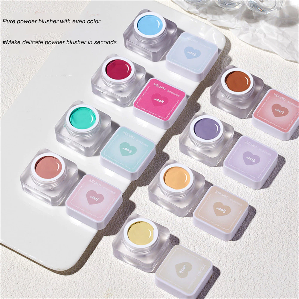 XEIJAYI สีทาเล็บตลับ สีเจลทาเล็บออมเบรไล่เฉดสีซัมเมอร์ สีเพ้นกระปุก 20สี เนื้อข้น