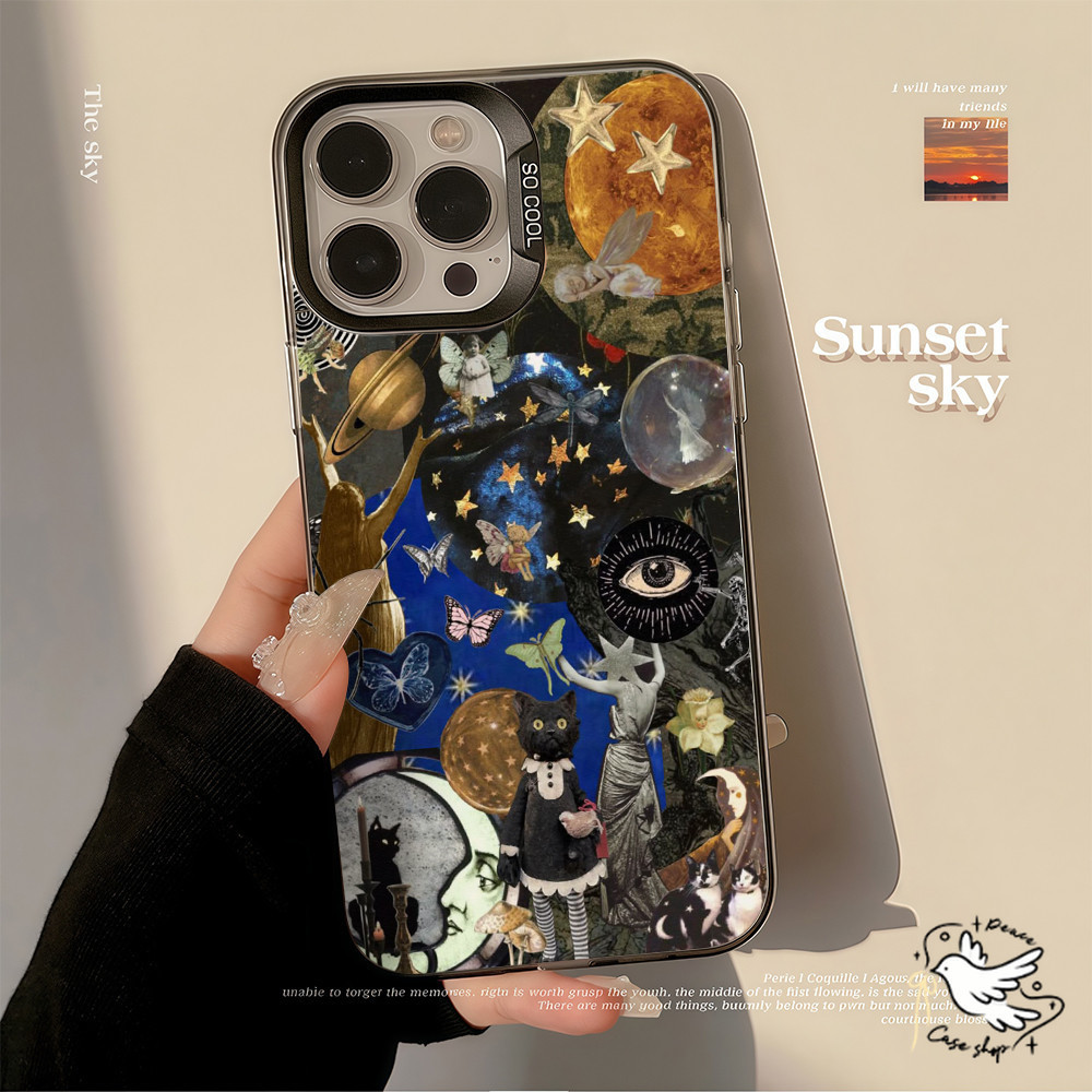 COD-ในไทย เคสไอโฟนสวยๆ ดวงตาแห่งศิลปะ For iPhone 11 12 13 14 15 16 Pro Max Plus X XS XR XS MAX 7 8 Plus เคส กันกระแทกและ ราคา ถูกที่สุด ดีลบีเคเค แกลเลอรีภาพที่ 5