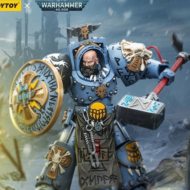 Dark Source Space Wild Wolf Thunder Wolf Cavalry Ajacdiglis พ่อ Feros Movable Cavalry ของเล่นรูปเครื