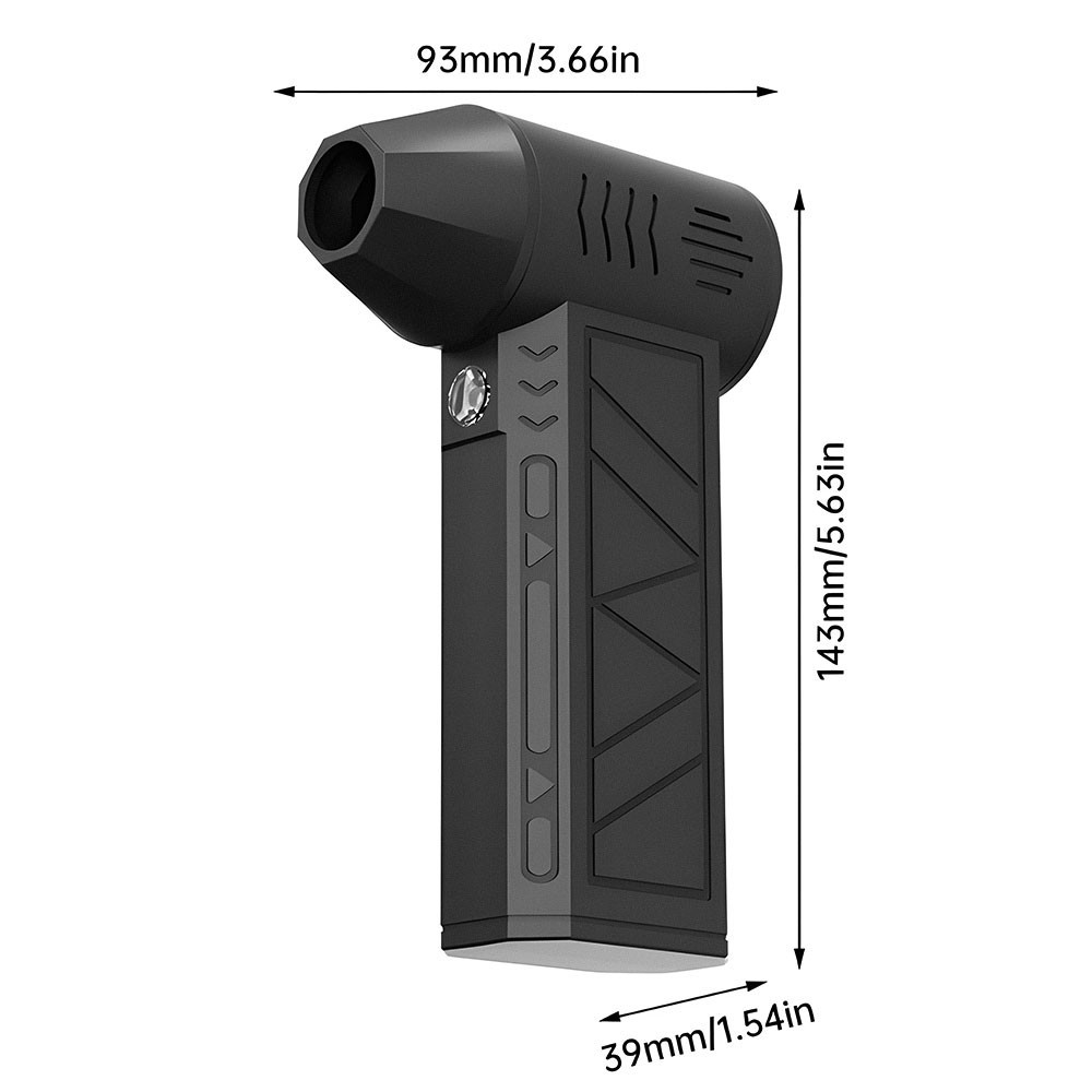 พัดลมเจ็ท พัดลมเทอร์โบเจ็ท 130000R RPM 8000mAh เครื่องเป่าลมไฟฟ้า แบบพกพา เครื่องเป่าลมมอเตอร์เทอร์โบ ความเร็วสูง - รูปที่ 5