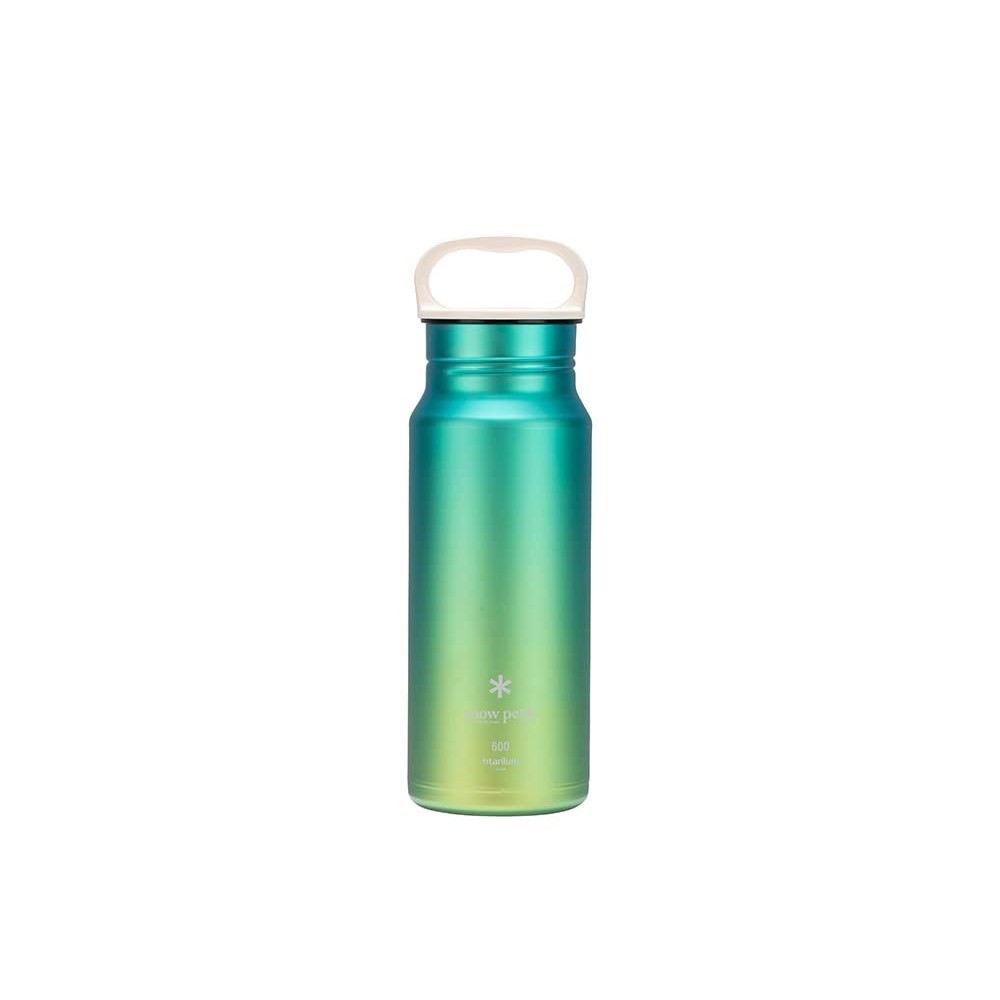 Snow Peak Aurora Bottle 600 Ocean TW-600RE-OC Titanium Single Wall Water Bottle My Bottle Lightweigh