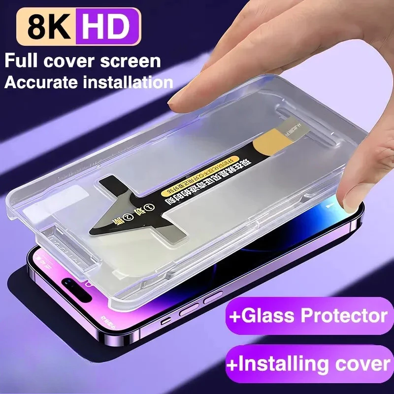 ฟิล์มกระจกนิรภัย for Oppo A15 A57 A79 Case OPPO A16 A31 A18 A38 A60 A17 A74 A5 A54 A53 A3 A78 A93 A16K พอดีอย่างรวดเร็ว