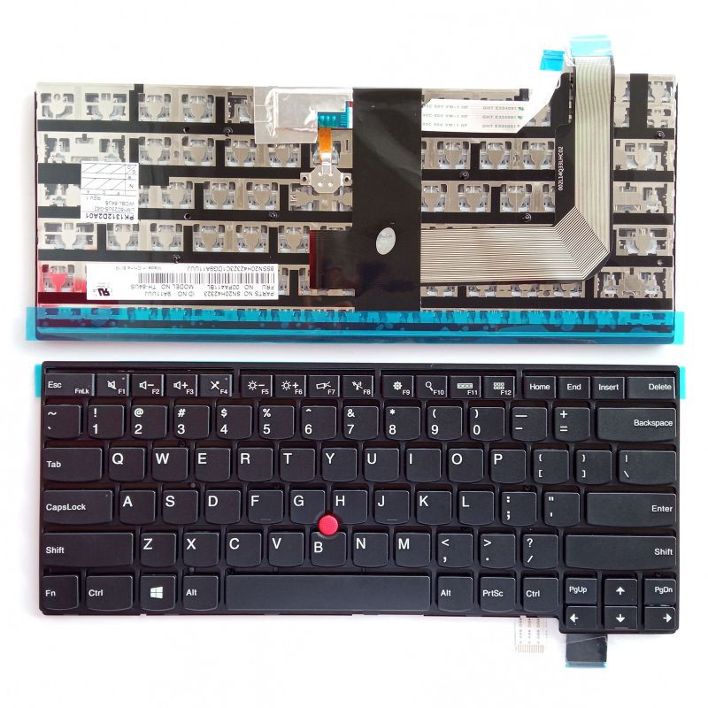 แป้นพิมพ์ US ใหม่สําหรับ Lenovo Thinkpad T460P T470P ไม่มีแบ็คไลท์