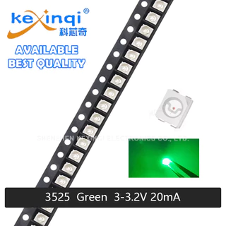 (100 ชิ้น) 3528 SMD LED สีแดงสีฟ้าเขียว Yellowish-สีเขียวเหลืองขาวส้ม Warm-White Ice-Blue ชมพูม่วง Cool-White Light Diode