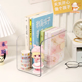 Book Stand ชั ้ นวางหนังสืออะคริลิคใส Simple ฟรีผสม U-รูป Bookends Home Office