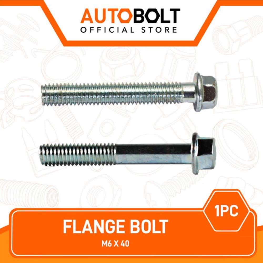 1 PC Bolt หน้าแปลน M6x40 M 6 X40 6x40 6 x 40 K 8 K8 Key 8 Bolt