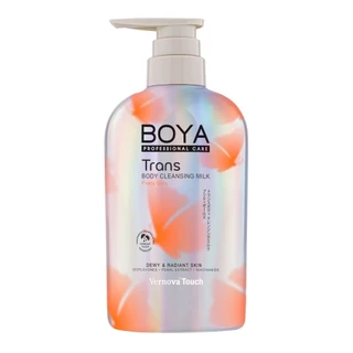 Boya Trans Body Cleansing Milk ครีมอาบน้ำเนื้อน้ำนม ทรานส์บอดี้คลีนซิ่งมิลค์ 475ml