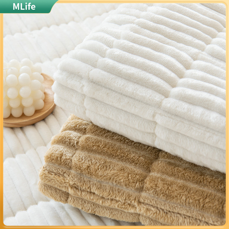 【MLife】ผ้าลูกฟูก โซฟา ผ้ากํามะหยี่ขนนิ่ม เบาะโซฟา 1 2 3 4 ที่นั่ง หนา ใหม่ กันลื่น เบาะรองนั่ง ปลอกโซฟา ราคา ถูกที่สุด ดีลบีเคเค แกลเลอรีภาพที่ 2