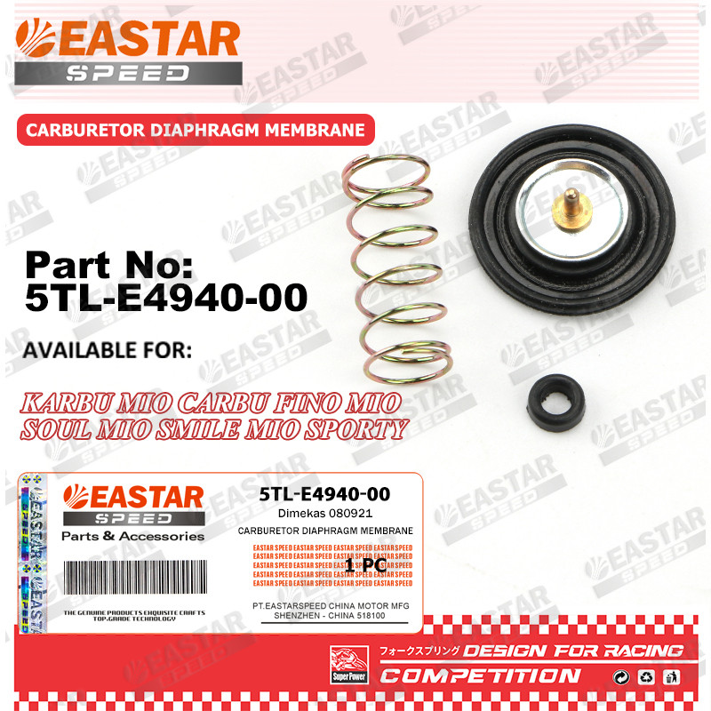 Mio คาร์บูเรเตอร์ไดอะแฟรมเมมเบรนยาง 5TL-E4940-00