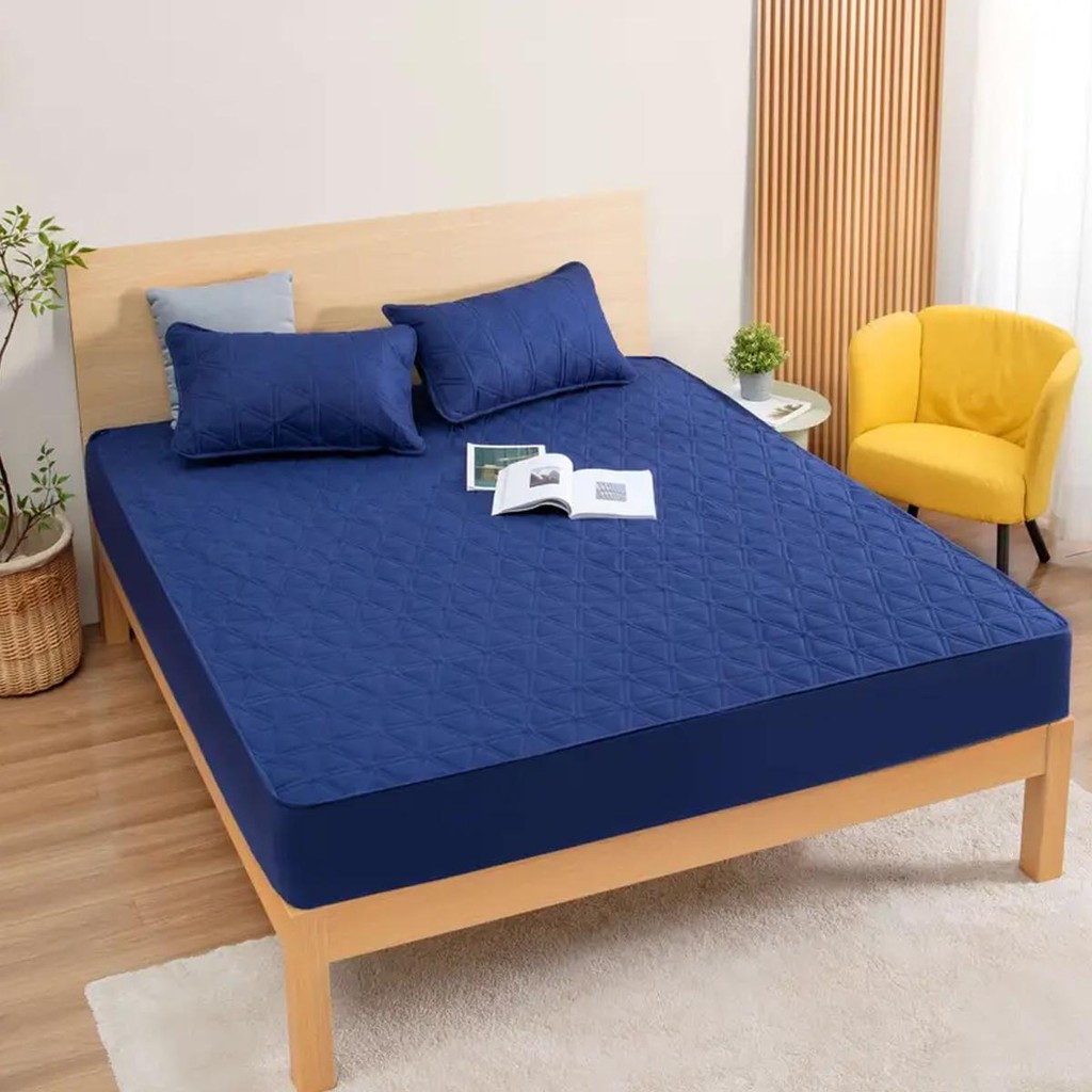 Cadar Set Hilton Queen Soft ผ้าปูที่นอนโรงแรม Cadar Patchwork ผ้าปูที่นอน Qeen/King/ชุดเดี่ยวผ้าปูที