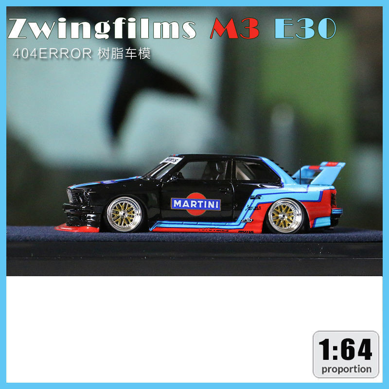 ERROR 1: 64 BMW BMW M3 E30 Zwingfilms Wide Body เรซิ่นรถรุ่น