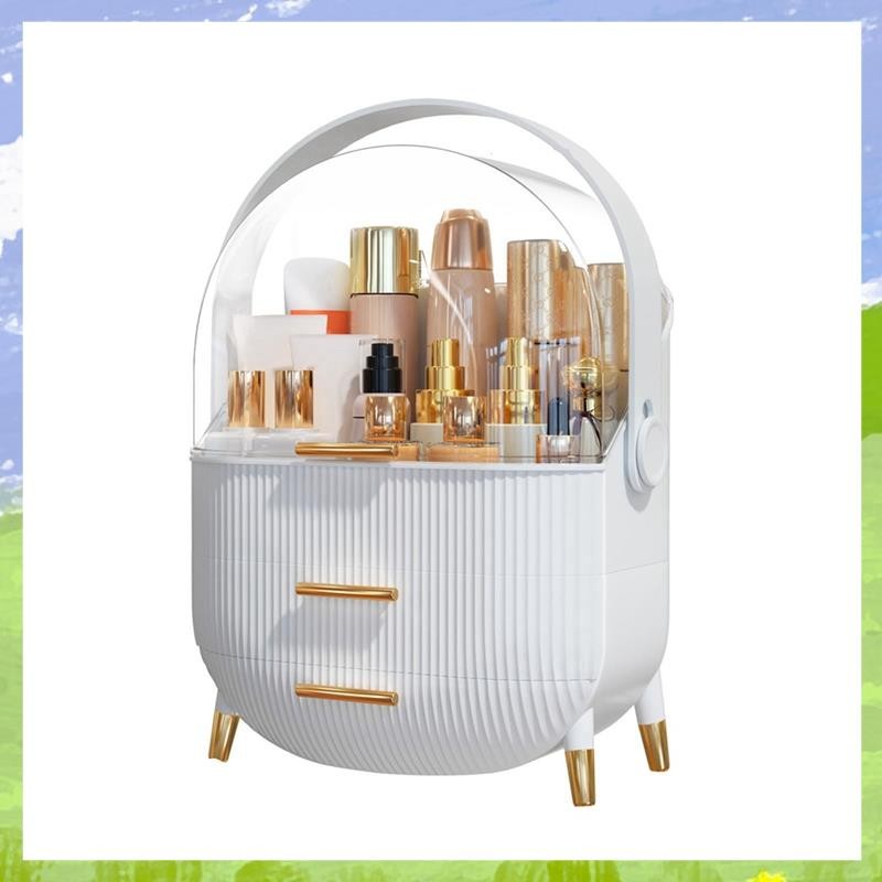 Makeup Organizer Skincare Organizers - เคสเครื่องสําอางพร้อมฝาปิดโปร่งใส SkinCare Organizers สําหรับ