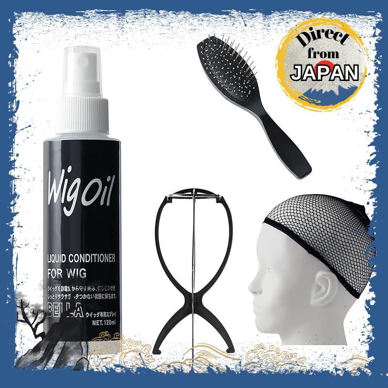 [from Japan]
MilicaBooks Wig Care 4-Piece Set: Wig Oil 120ml, Wig Stand, Wig Brush, Wig Net, Mist Ty