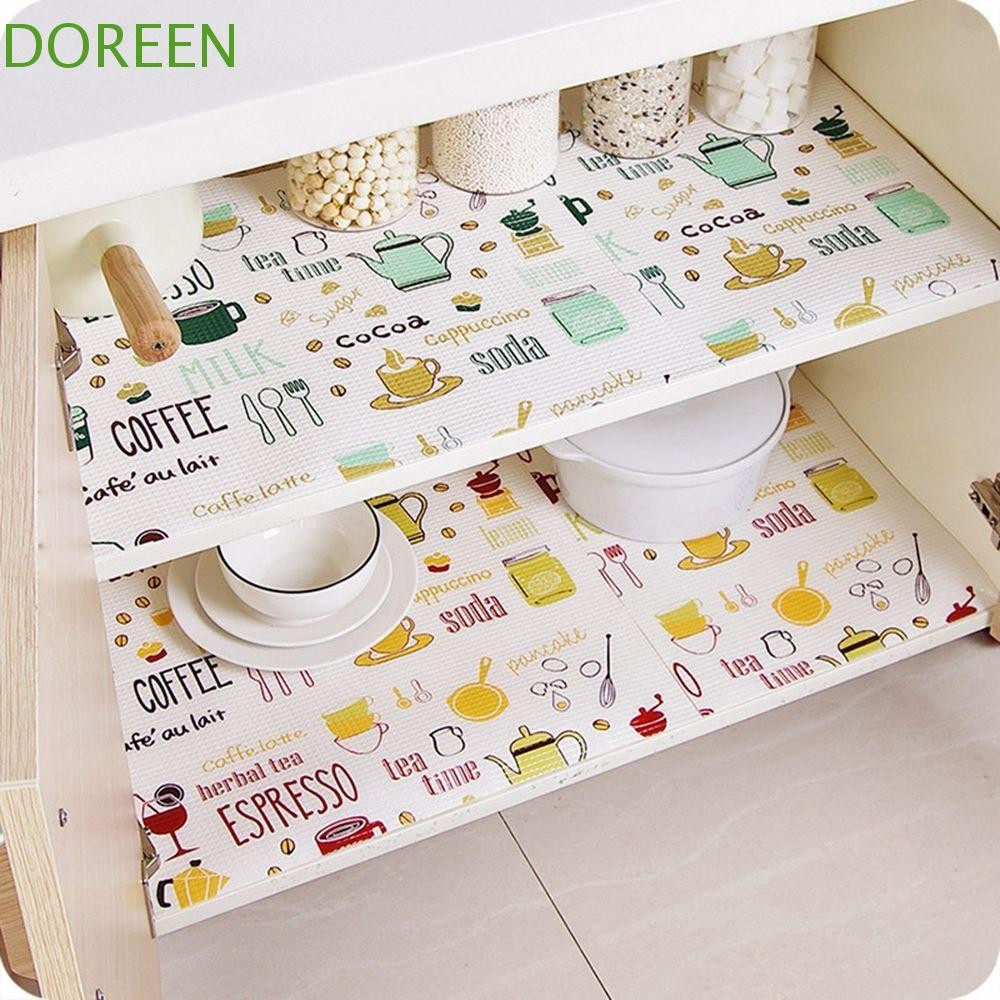 DOREEN แผ่นรองตู้กันฝุ่นแผ่นรองลิ้นชักชั้นวางของแผ่นรองตู้เสื้อผ้ากันน้ํากระดาษ
