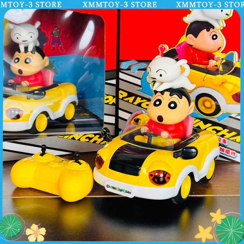อะนิเมะ Kawaii Crayon Shin-Chan รีโมทคอนโทรล Limited Edition Dynamic Car Driver Office ทั่วไปอินเทรนด์ของเล่นตกแต่งของขวัญ