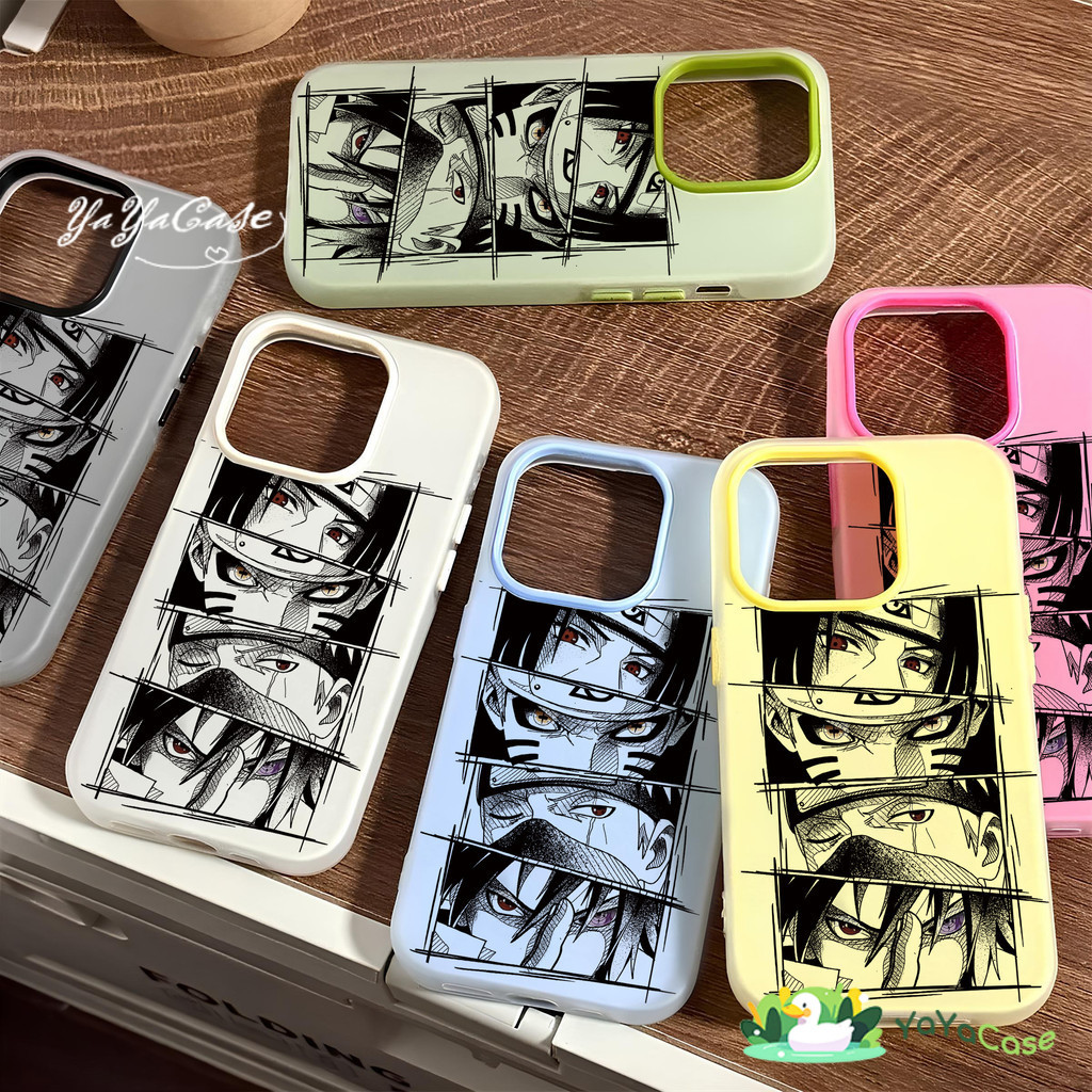 🦢เคส iPhone 11 13 CASE FOR ไอโฟน 16 15 14 12 Pro Max 6 7 8 Plus X XR XS MAX 14 15 16 PLUS เคสโทรศัพท์สุดเท่สไตล์นารูโตะ