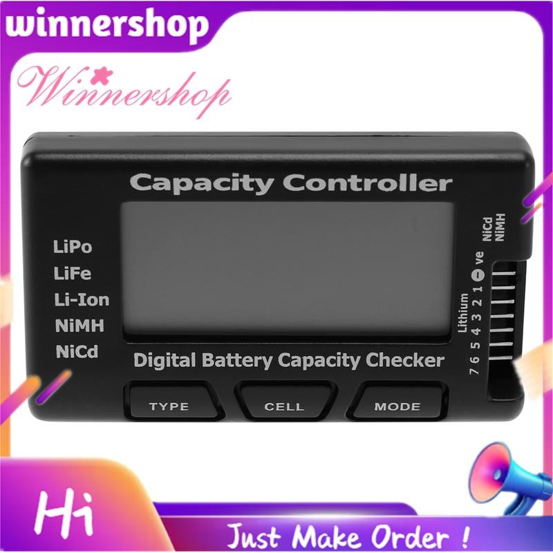 RC CellMeter-7 แบตเตอรี่ดิจิตอลความจุ Checker LiPo LiFe Li-Ion NiMH Nicd