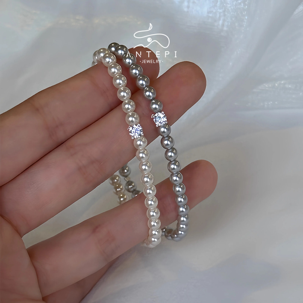 ATP สร้อยข้อมือไข่มุกเซอร์โคเนียเทียม, สายและอุปกรณ์เสริมสําหรับของขวัญผู้หญิง