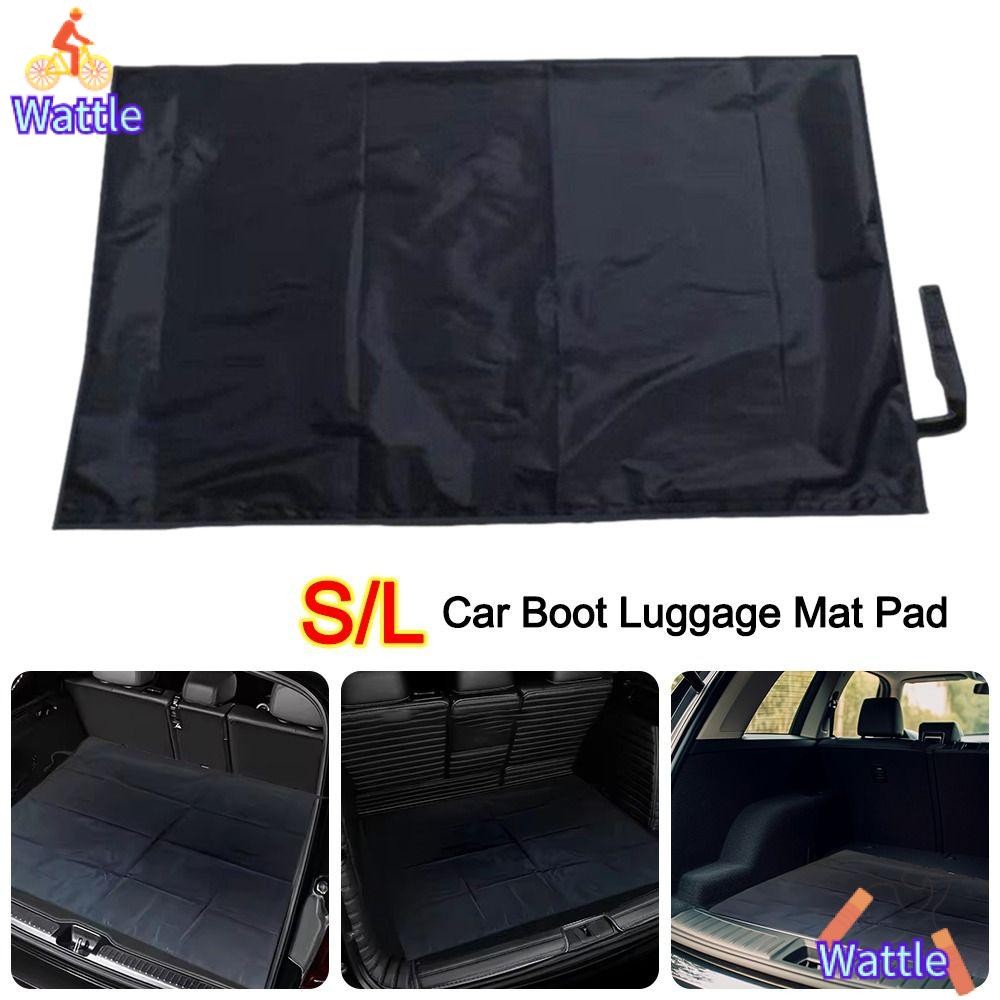 WATTLE เสื่อท้ายรถ,กันน้ําพับได้รถบูตแผ่นรองกระเป๋าเดินทาง,อุปกรณ์เสริมในรถยนต์สากลกันฝุ่นป้องกันการเปรอะเปื้อนอุปกรณ์ตกแต่งภายในรถยนต์สําหรับรถยนต์ทั้งหมด