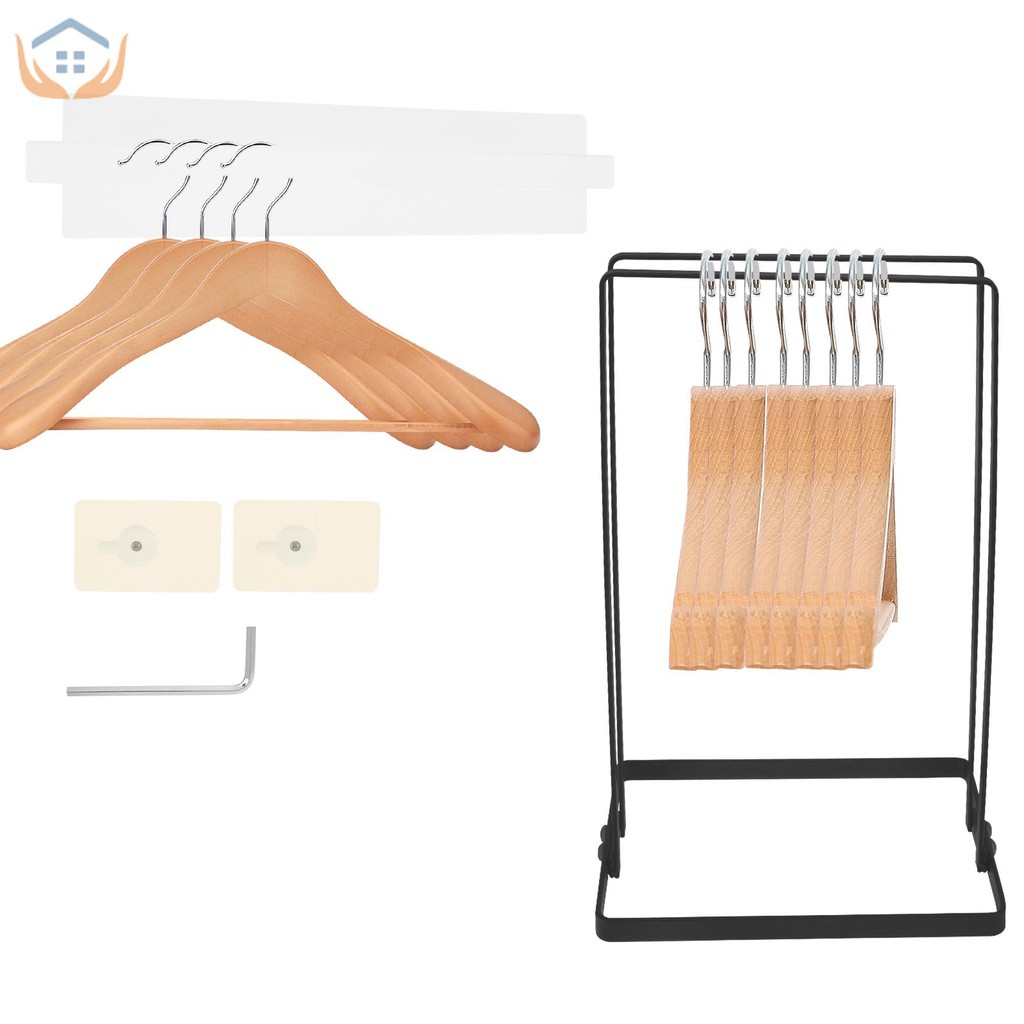 2 ชิ้นแขวน Organizer Stacker โลหะแขวนผู้ถือ Stacker ทนทานแขวน Stacker Stand ง่ายต่อการเข้าถึง SHOPTK
