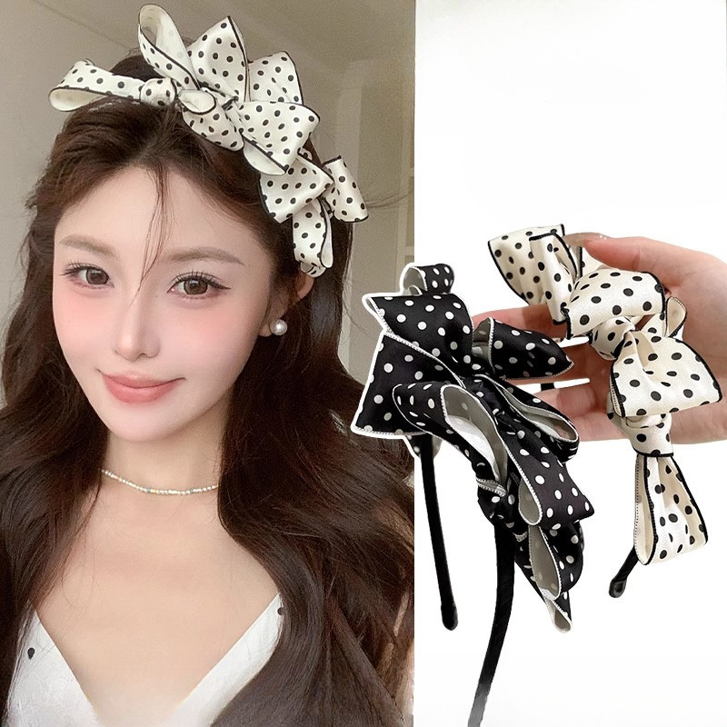 ที่คาดผมหญิงใหม่ ดีไซน์โบว์ กันลื่น