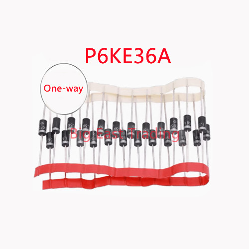 20PCS P6KE36A 36V TVS วงจรปราบปรามไดโอดทิศทางเดียวรับประกันคุณภาพ