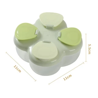 CC Travel Friendly Baby Formula Organizer กล่องนมผงทําความสะอาดง่าย 4 ส่วน