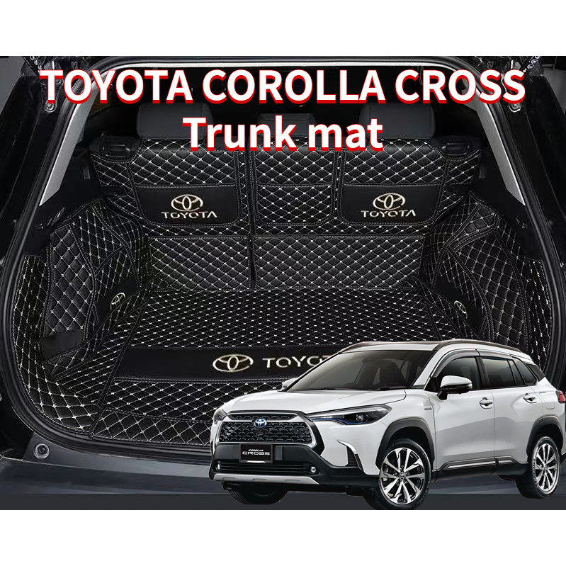 พรมกันเปื้อนท้ายรถ Toyota Corolla Cross Boot ถาด Trunk Mat หนังแผ่นป้องกันหนังพรม Boot Mat