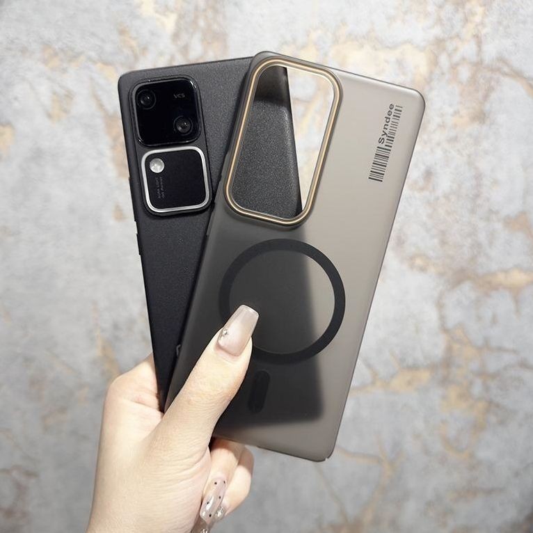 เคสโทรศัพท์พีซีแบบแข็งโปร่งใสบางเฉียบสําหรับ Vivo V30 S18 Pro ฝาครอบพีซีชาร์จไร้สาย