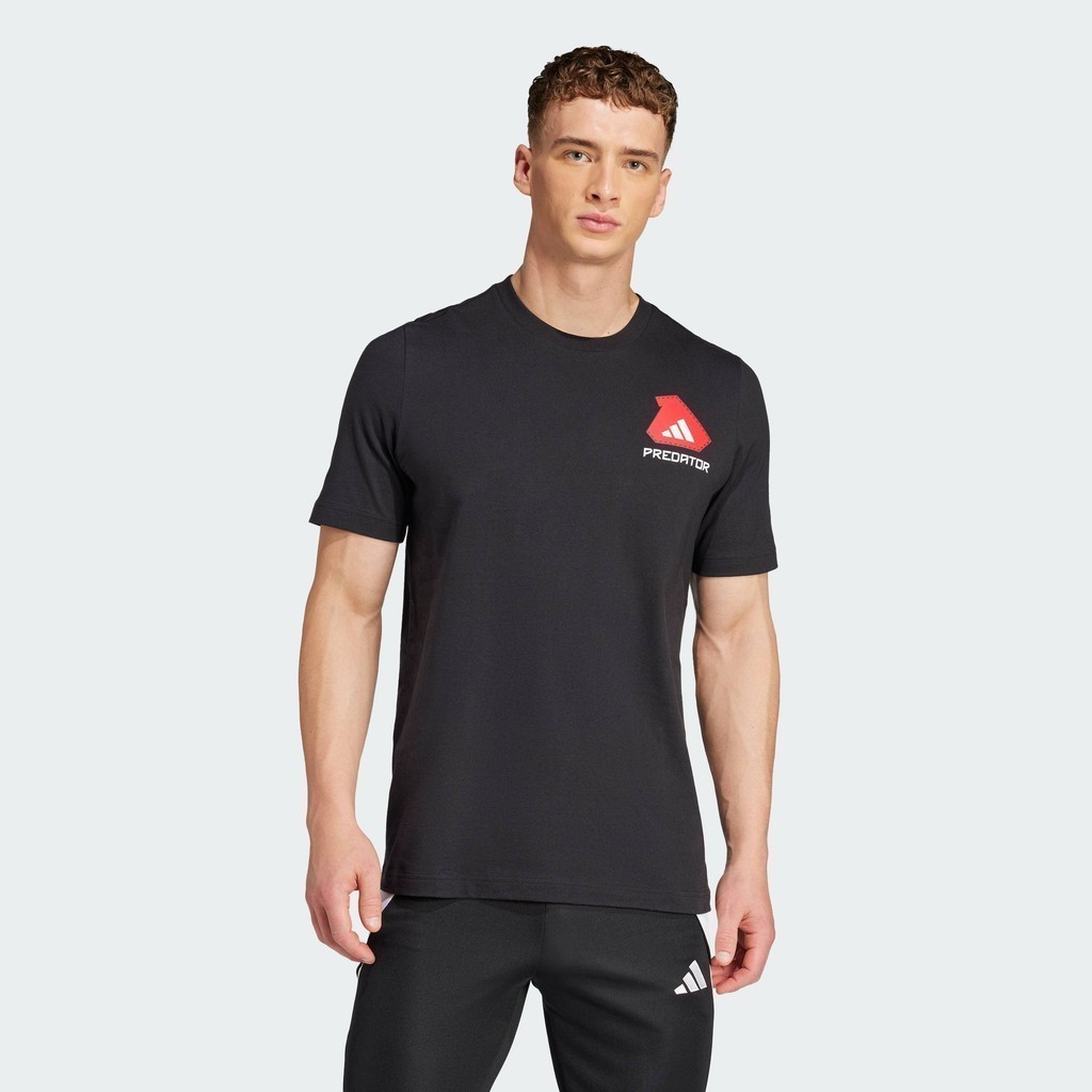 adidas Football Predator History Graphic Tee Men Black JD8217