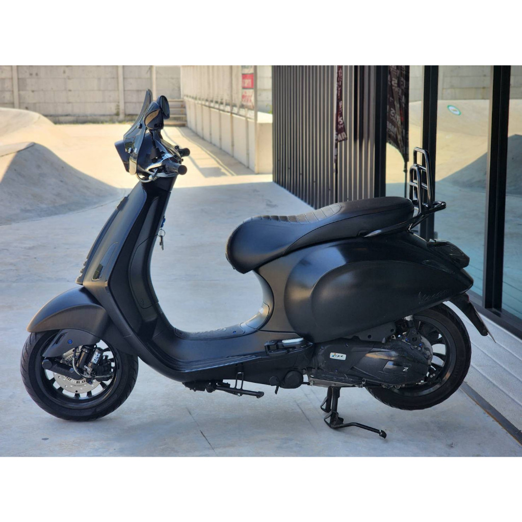 โช๊คOKD รุ่นPiggy Bagยาว215mm สีดำ ใส่Vespa โช๊คOKDแท้ โช๊คแต่งOKD