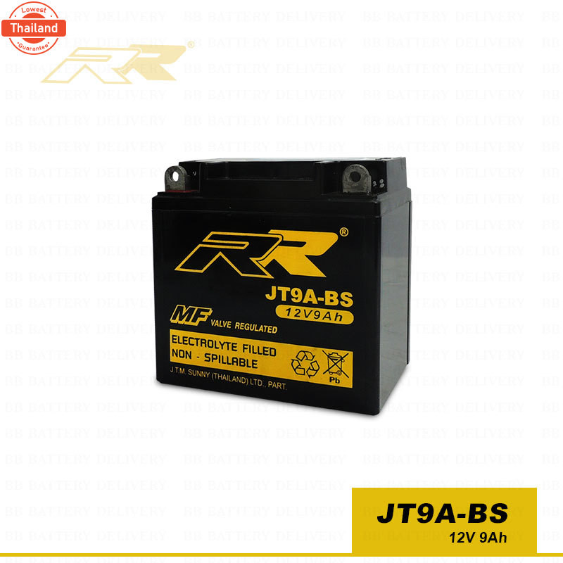 แต BIGBIKE แตเตอรี่ BIGBIKE แตมอเตอร์ไซค์ ิ๊กไค์ RR JT9A-BS 12V 9Ah