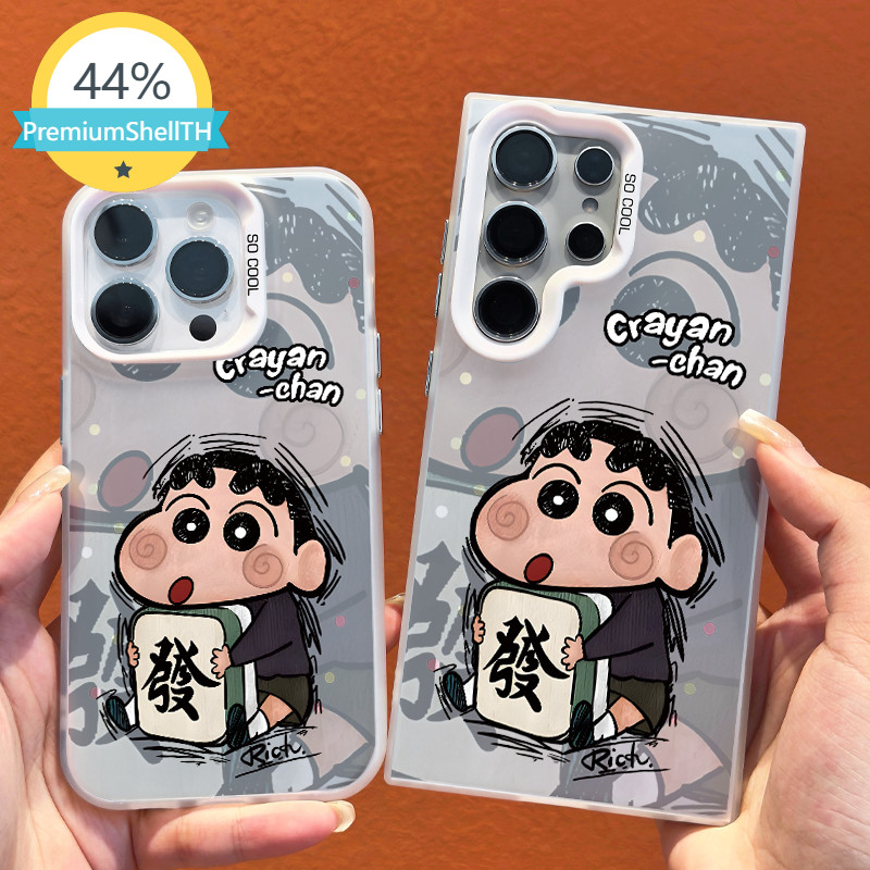 COD-เคสโทรศัพท์ลายนักวาดชินจัง เคสโทรศัพท์ทนทานสำหรับSamsungA53-A06และiPhone16,15,14,13，12,11,X,XR,XS Max,7 8 WSMSCY02