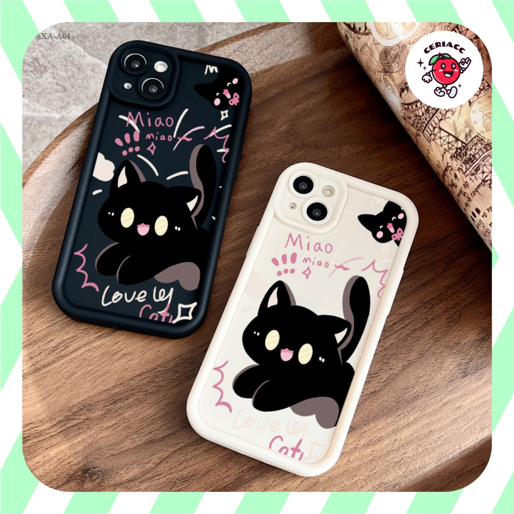 Miaw พิมพ์ astro กรณี vivo v30 v40 pro s1 pro y91 y27 y91c iqoo neo y17s y28 v23e y51 2020 y15s y01 