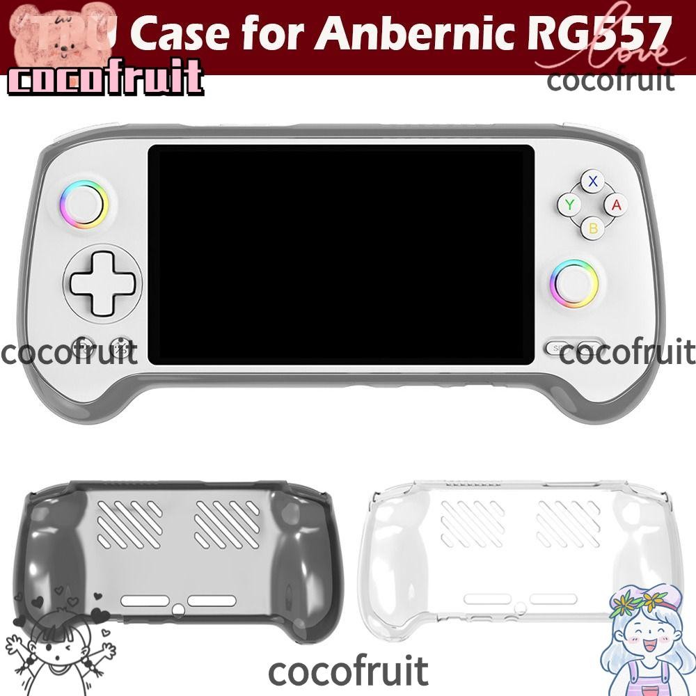 COCOFRUIT คอนโซลเกมมือถือ, ฝาครอบป้องกันกันกระแทกโปร่งใส, Soft TPU Anti-scratch Host Shell สําหรับ A
