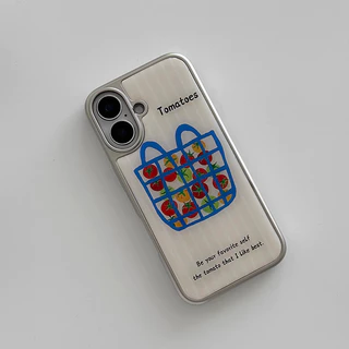 ความรู้สึกขั้นสูง จัดส่งจากประเทศไทย สไตล์อินสตา แมะเขือเทศfor iPhone เคสไอโฟน 13 12 11 PRO MAX 16 15 14 X XS MAX XR 7/8