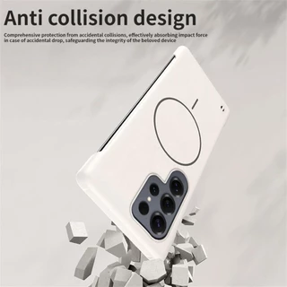 เคสผิวด้าน ชาร์ได้ Magnetic เคส สำหรับ Samsung A17 A37 A57 A16 A56 A15 A35 A55 A05 A14 A24 A34 A54 A04 A13 A23 A33 A53 A73 A03 ฝาครอบกระจายความร้อนปลอก