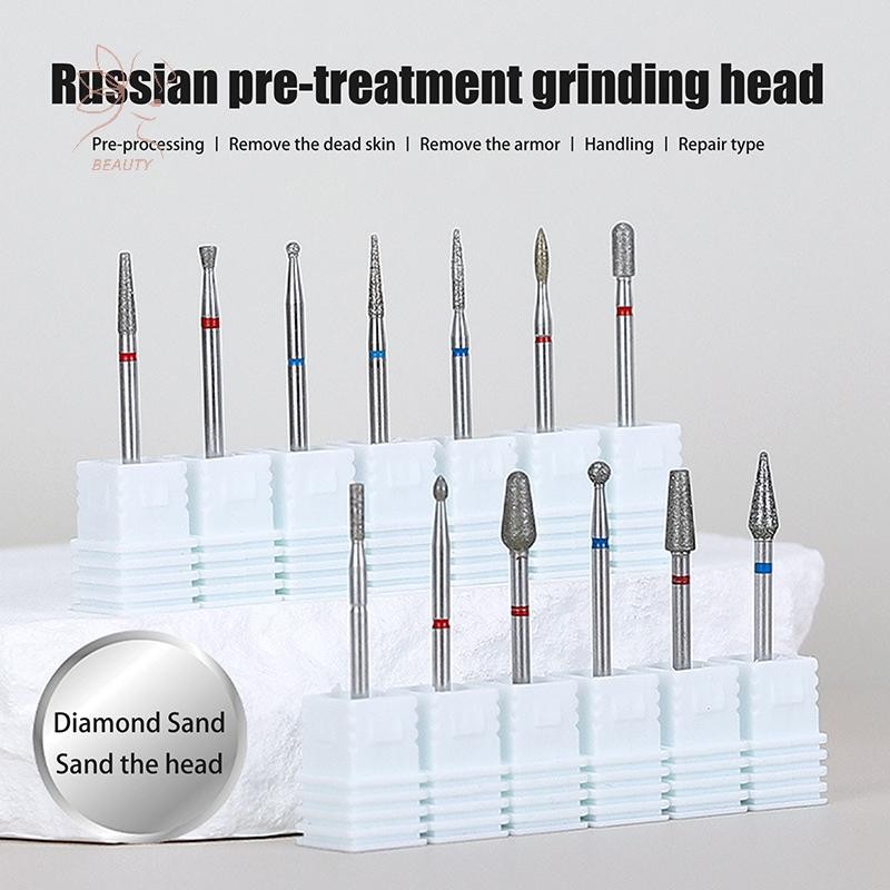 [maybeauty] เจาะเล็บ Bit Mill Cutter ทั้งหมดสําหรับเล็บเครื่อง Bit เครื่องมืออุปกรณ์เสริม Cuticle Clean สําหรับถอดเล็บเจล {TH}