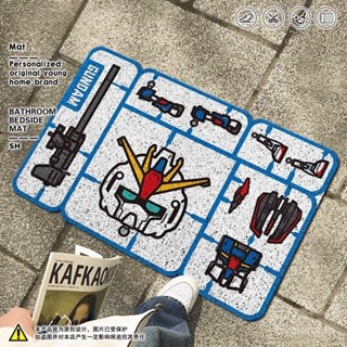 Mobile Suit Gundam Entrance Door Silk Ring พรมปูพื้นสามารถตั…