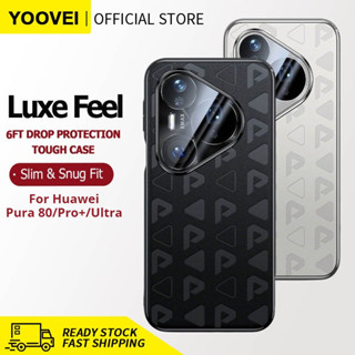 YOOVEI สําหรับ Huawei Pura 80 Pro+/Pura 80 Ultra เคสหนังเลนส…